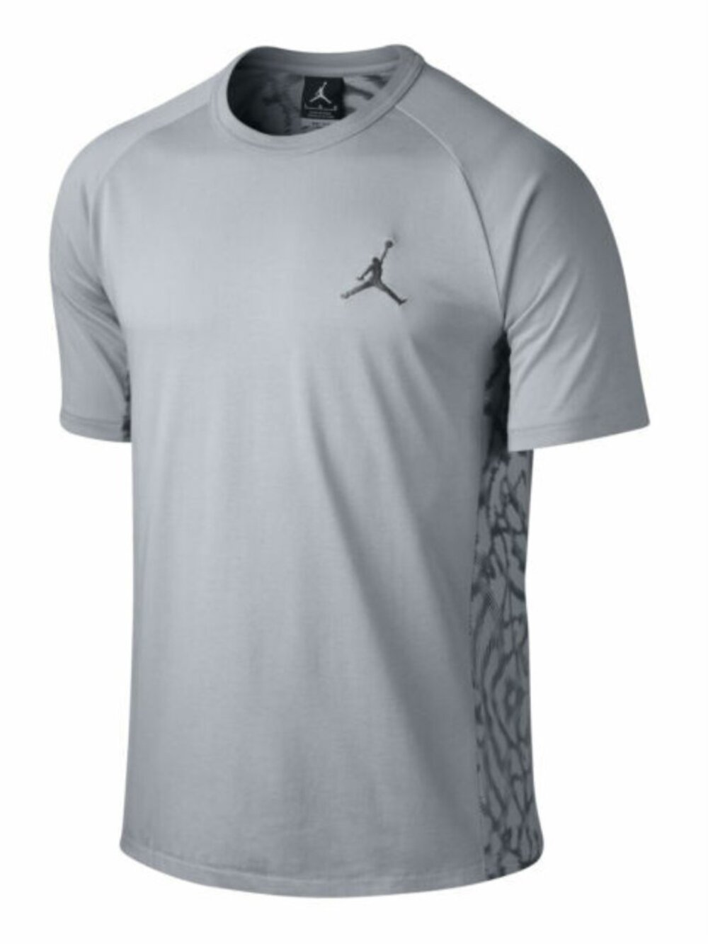 NIKE JORDAN CORE SHIRT 724498-012 WOLF GRAY DRI-FIT SHORT SLEEVE MEN'S SIZE 3XL